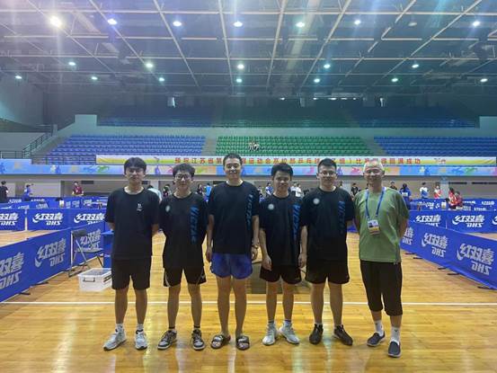 我校在江苏省第二十届运动会乒乓球比赛中再创佳绩
